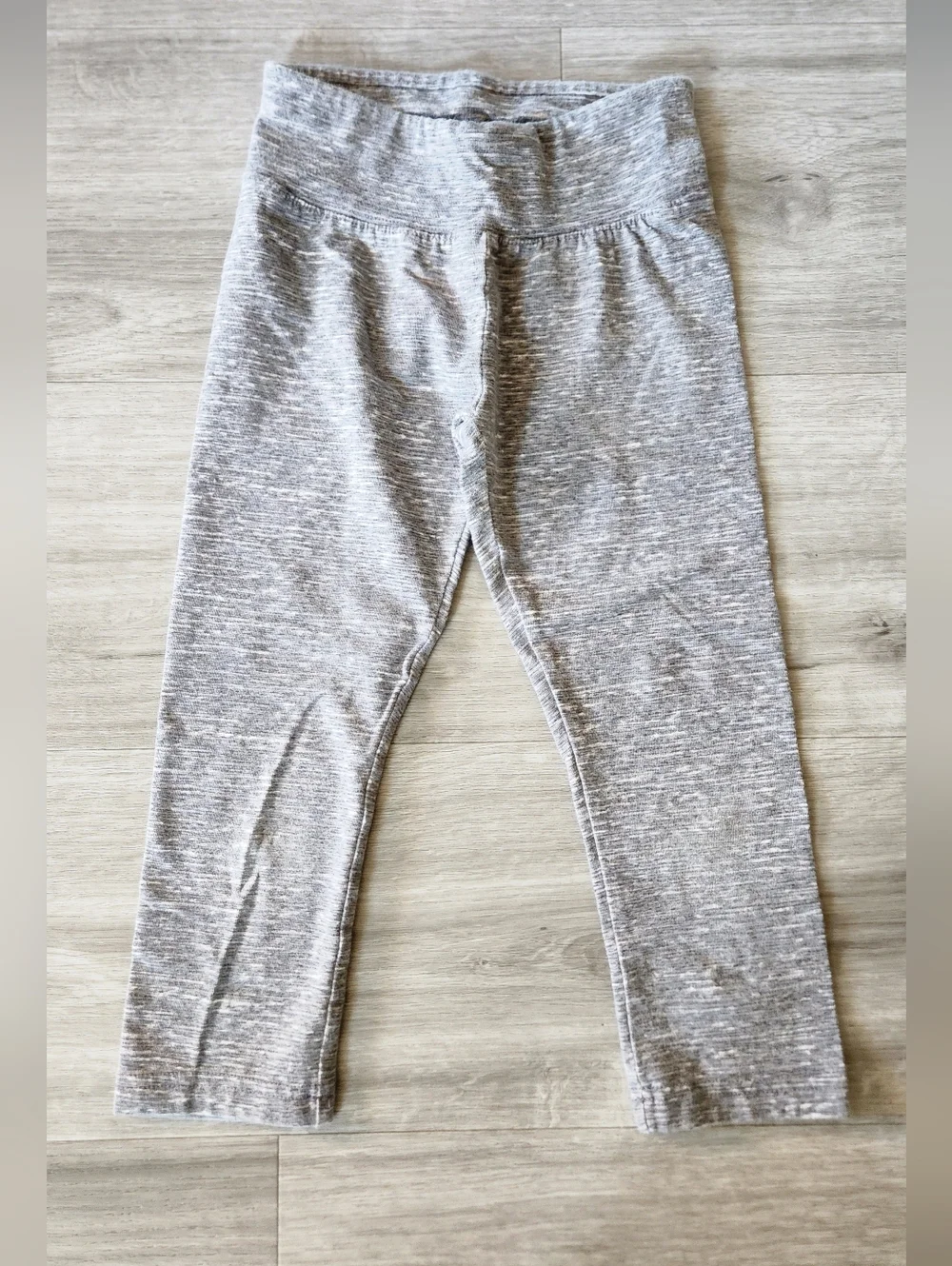 Justice Gray Marled Leggings Size 7